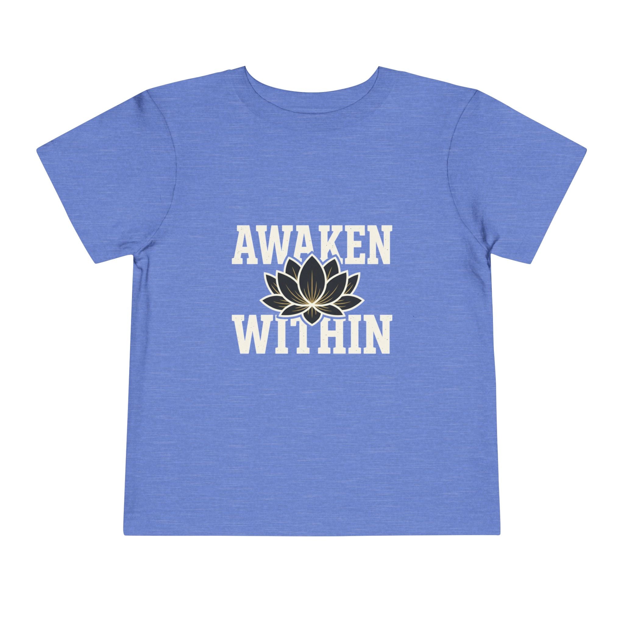 Awaken Within Lotus Toddler Tee "It's a New Day" Inspirational Kids Shirt