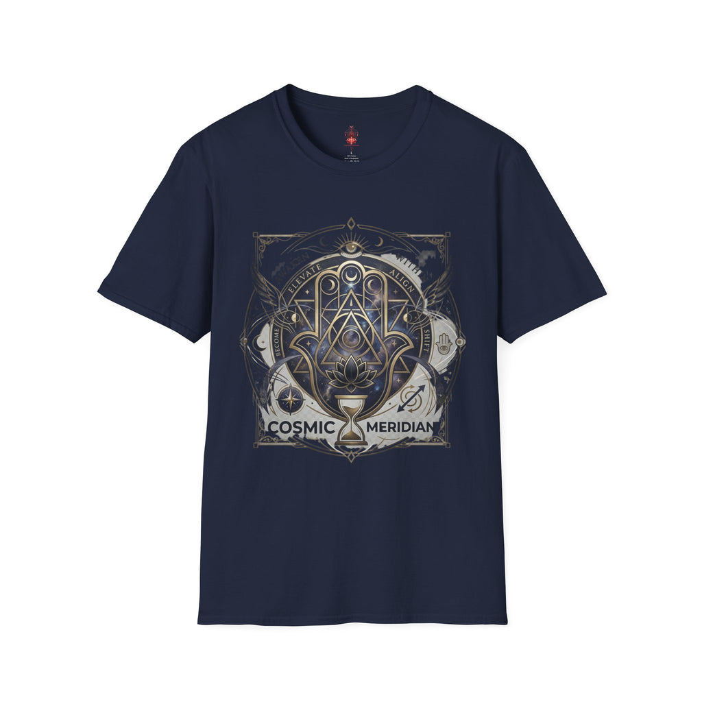 Cosmic Meridian Spiritual Graphic T-Shirt