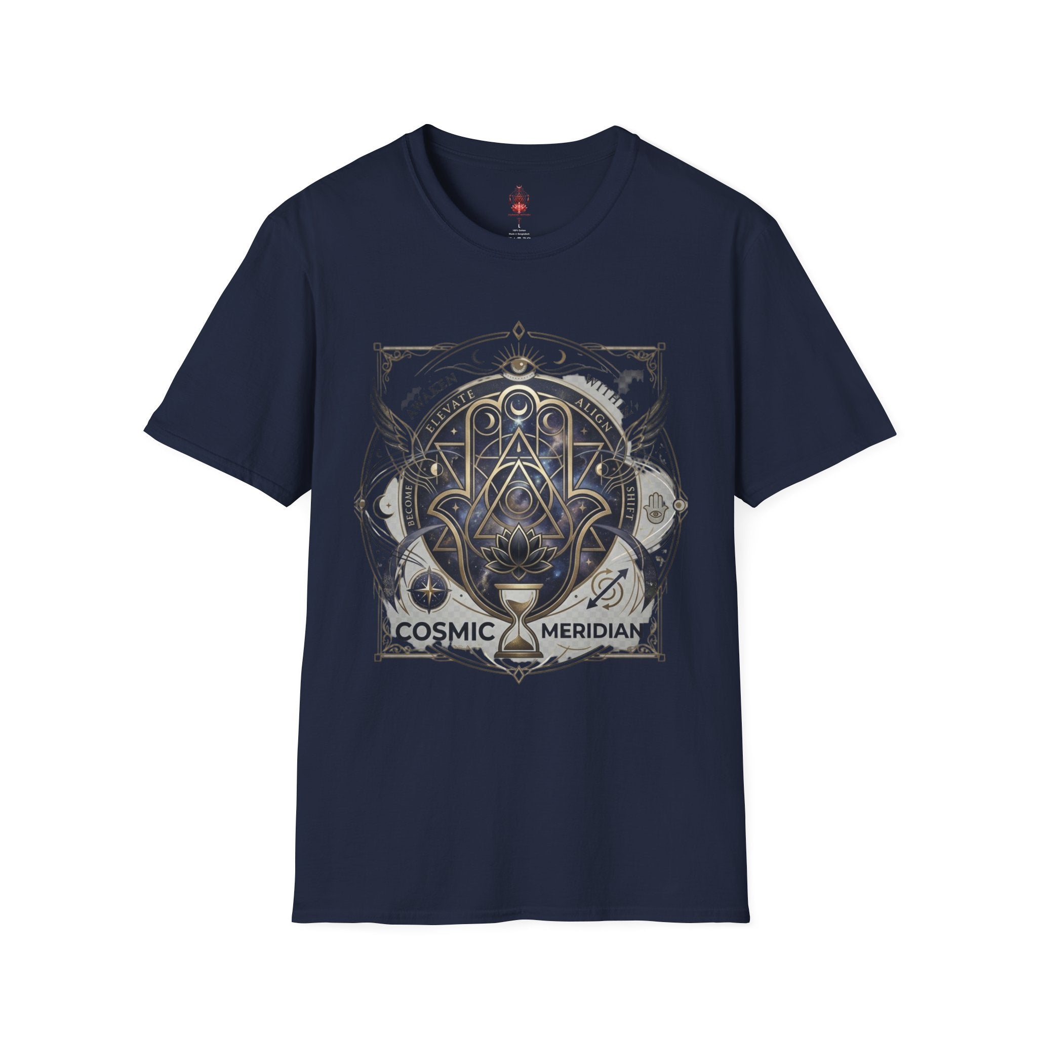 Cosmic Meridian Spiritual Graphic T-Shirt