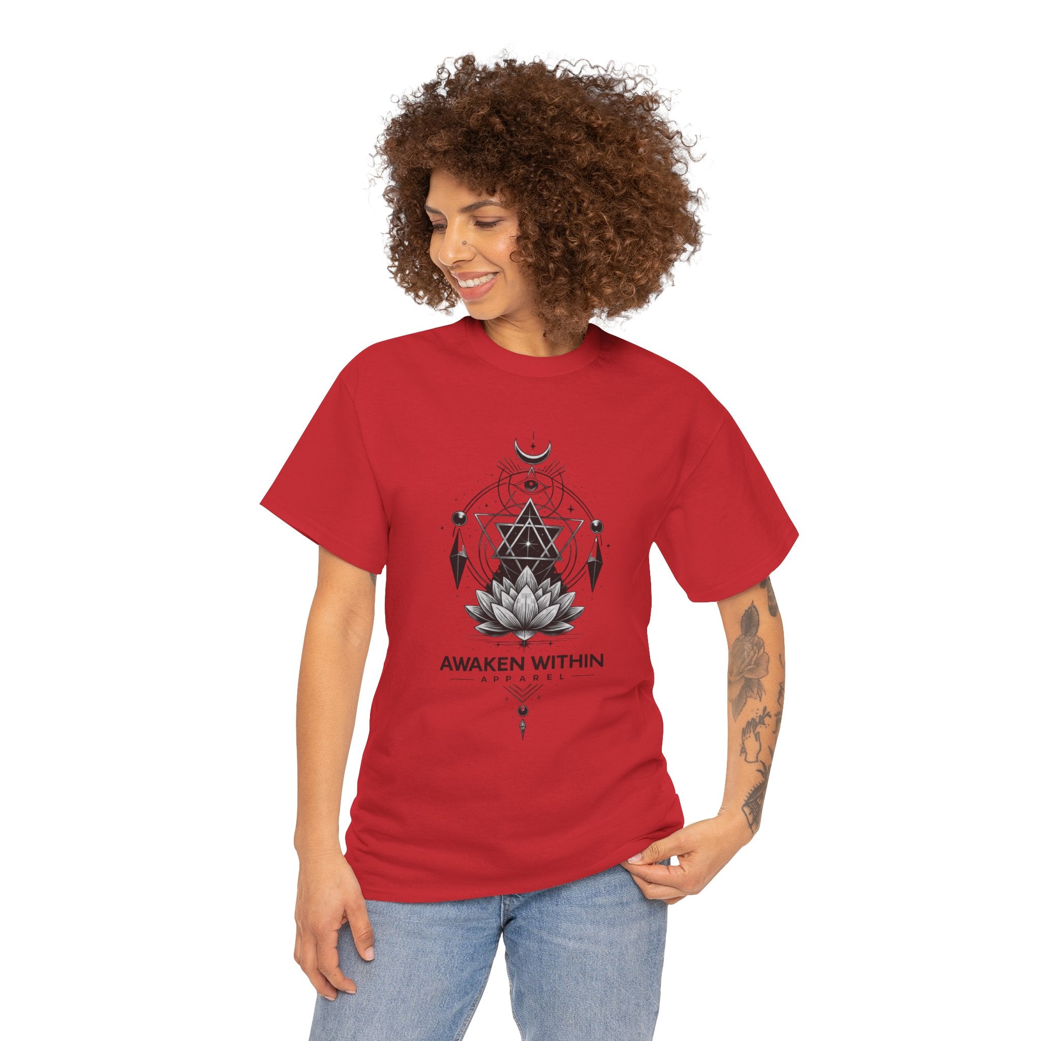 Lotus Tee — Spiritual Geometry T-Shirt