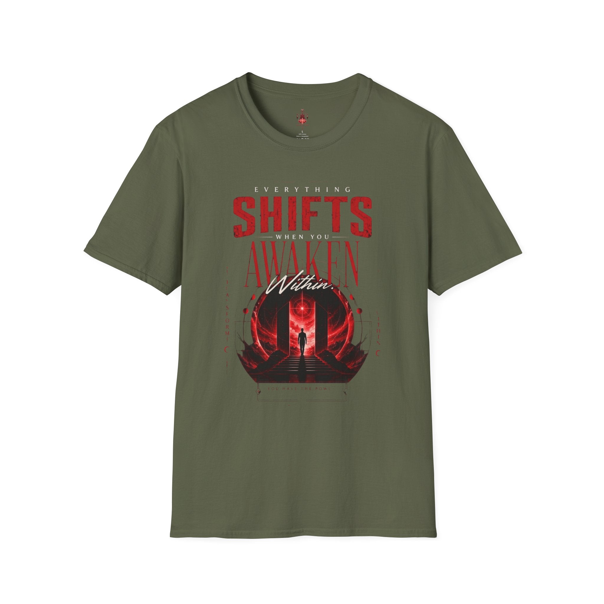 Shifts Awaken T-Shirt — Motivational Night Shift Crew Tee - Awaken Within Apparel