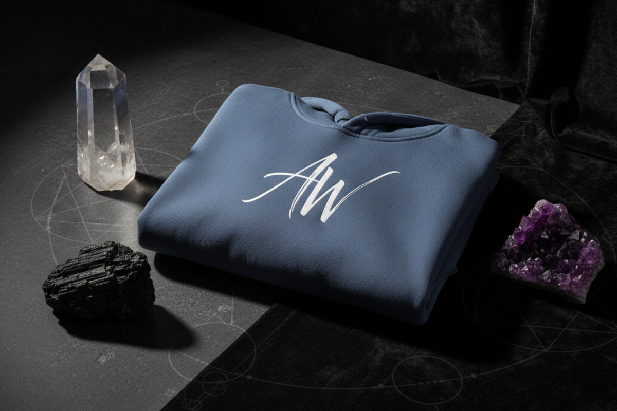 AW Signature Washed Fleece Crop Hoodie