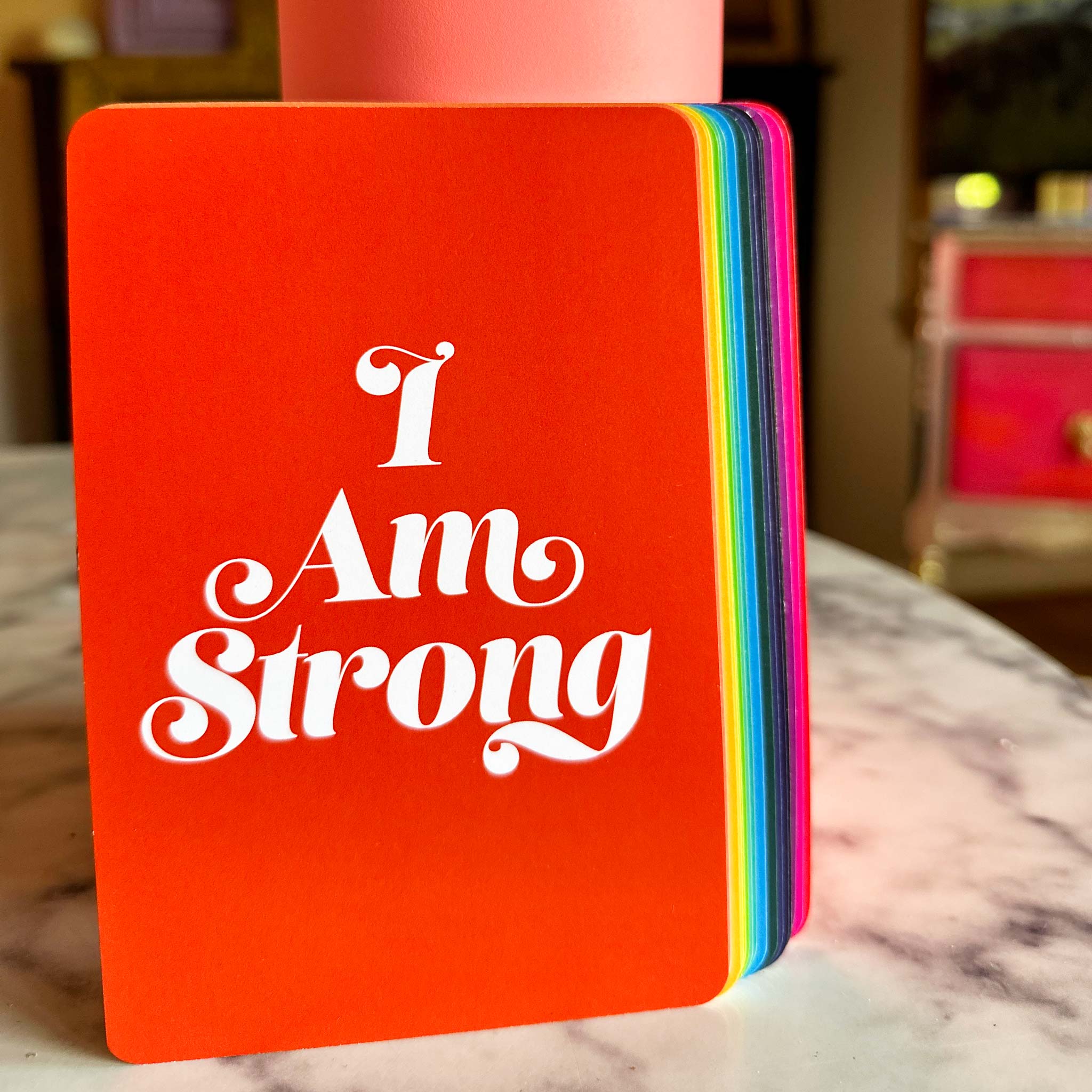 Colorful Affirmation Cards, Deck of 16