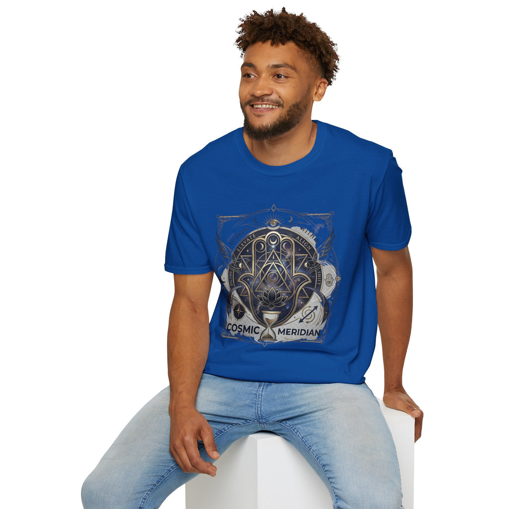 Cosmic Meridian Spiritual Graphic T-Shirt