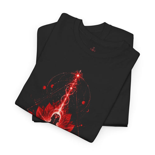 Awaken Meditation T-Shirt — Red Lotus Spiritual Tee - Awaken Within Apparel