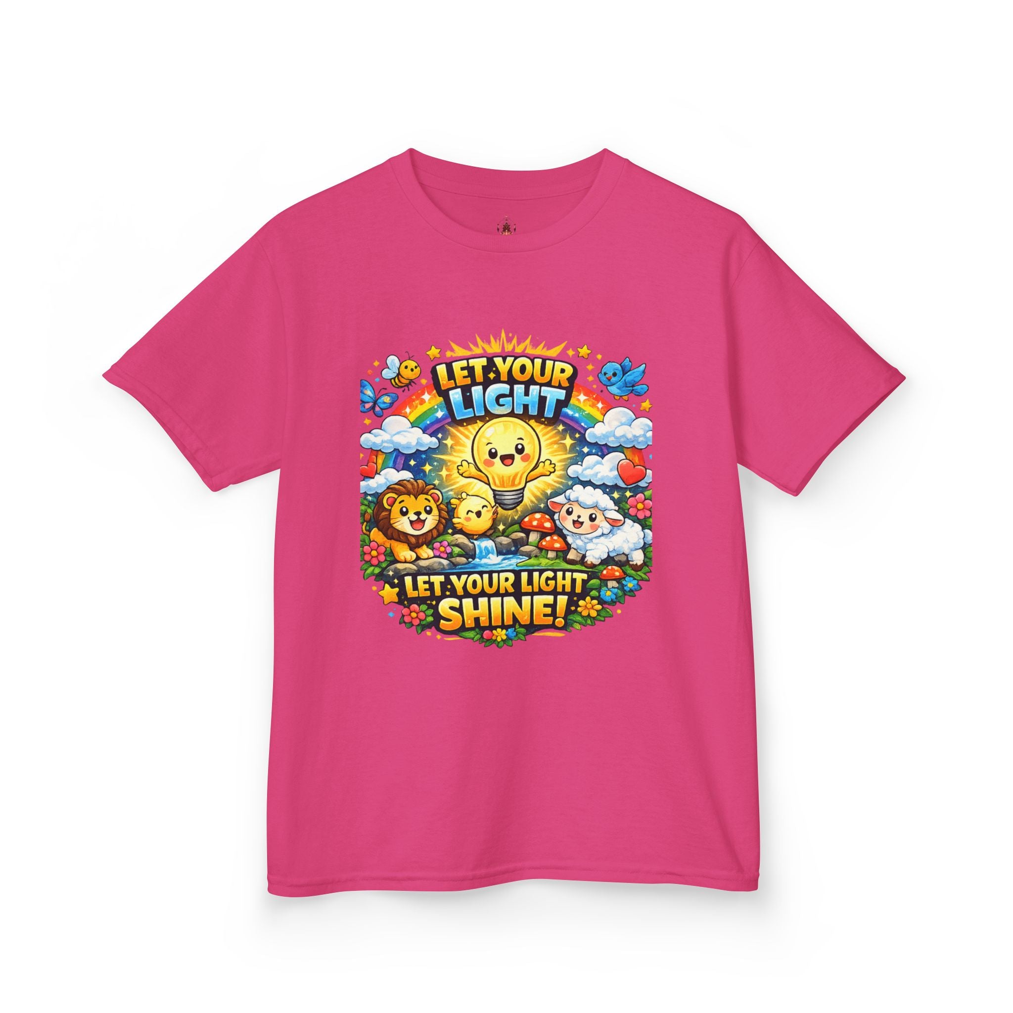 'Let Your Light Shine' Kids Sunshine Graphic T-Shirt