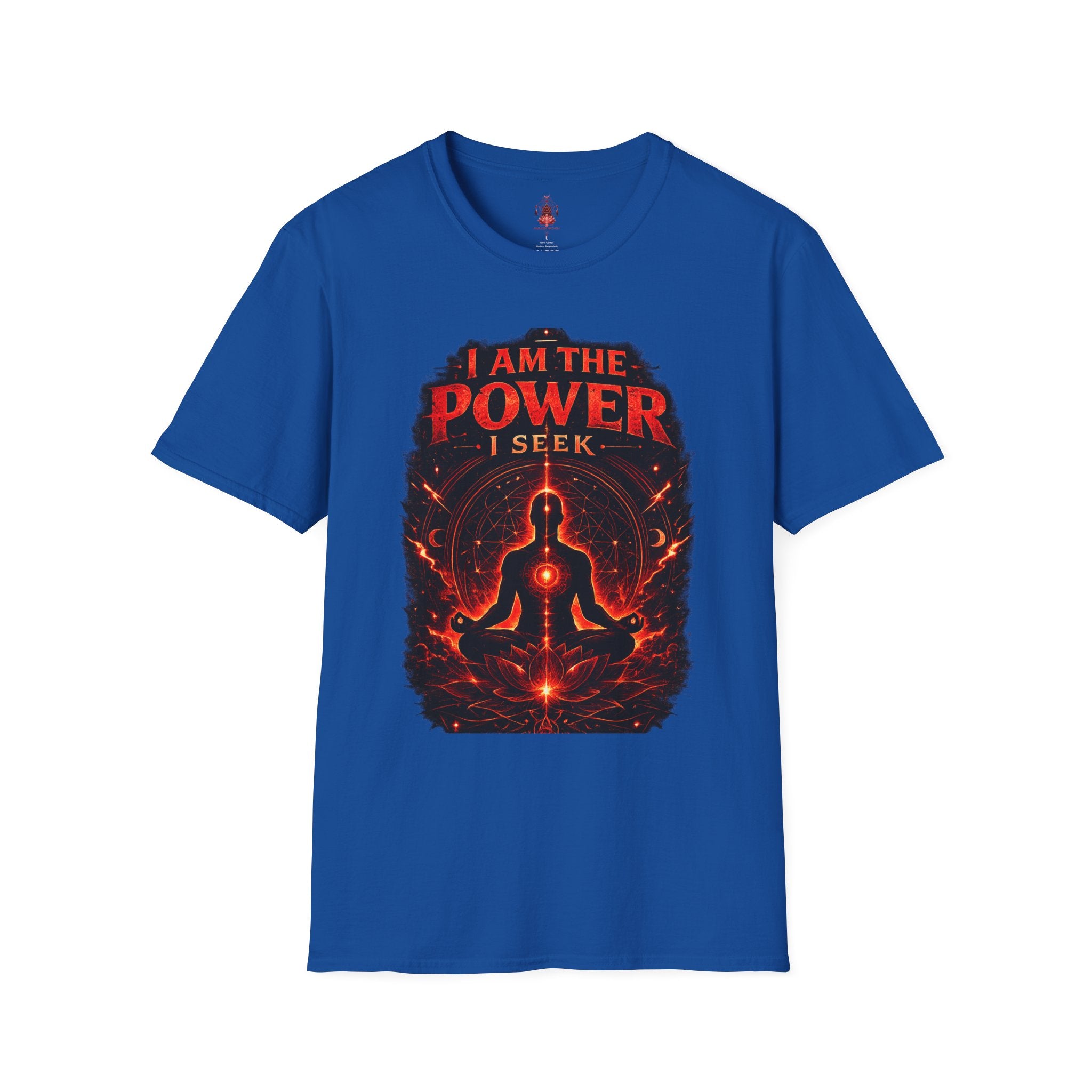 I Am The Power I Seek T-Shirt — Meditation & Empowerment Spiritual Tee - Awaken Within Apparel