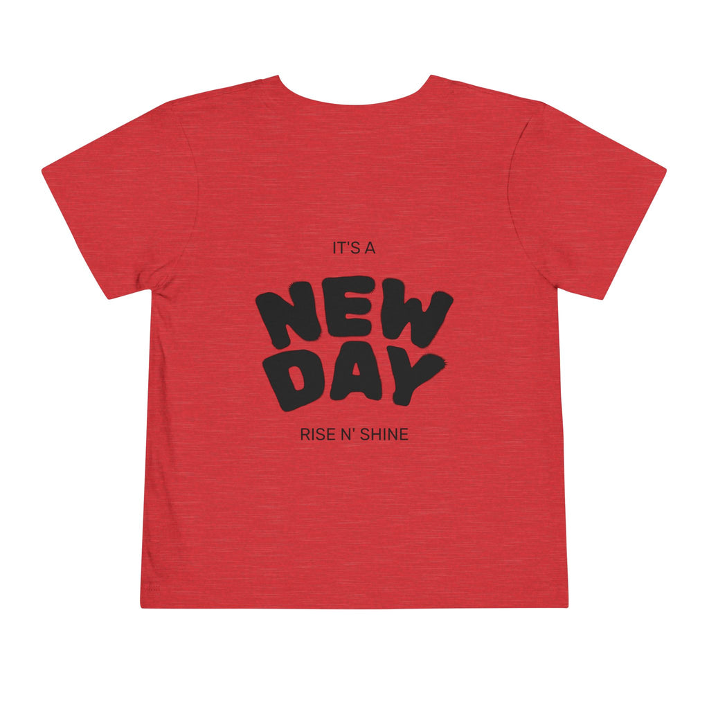 Awaken Within Lotus Toddler Tee — "It's a New Day" Inspirational Kids Shirt