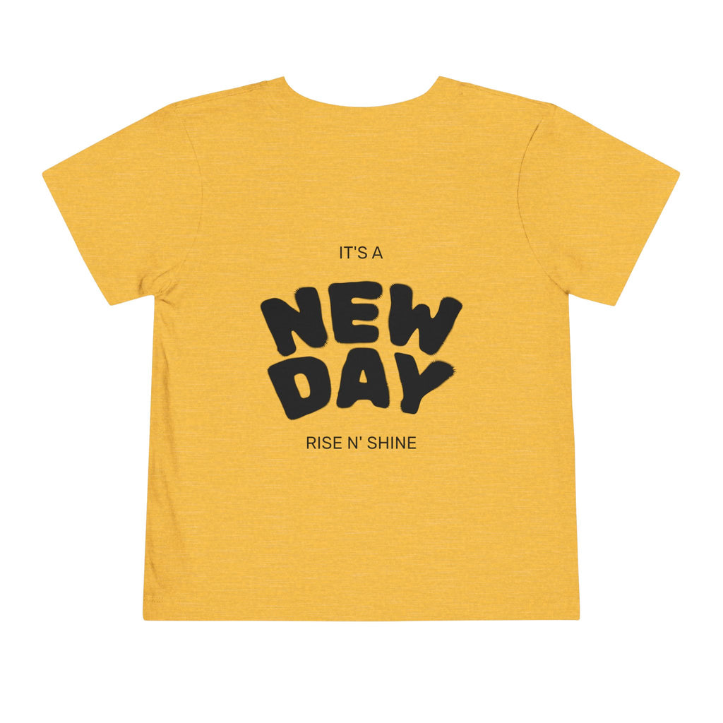 Awaken Within Lotus Toddler Tee — "It's a New Day" Inspirational Kids Shirt