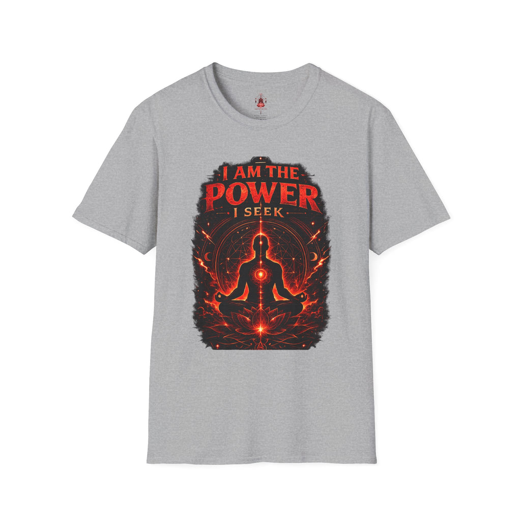I Am The Power I Seek T-Shirt — Meditation & Empowerment Spiritual Tee - Awaken Within Apparel