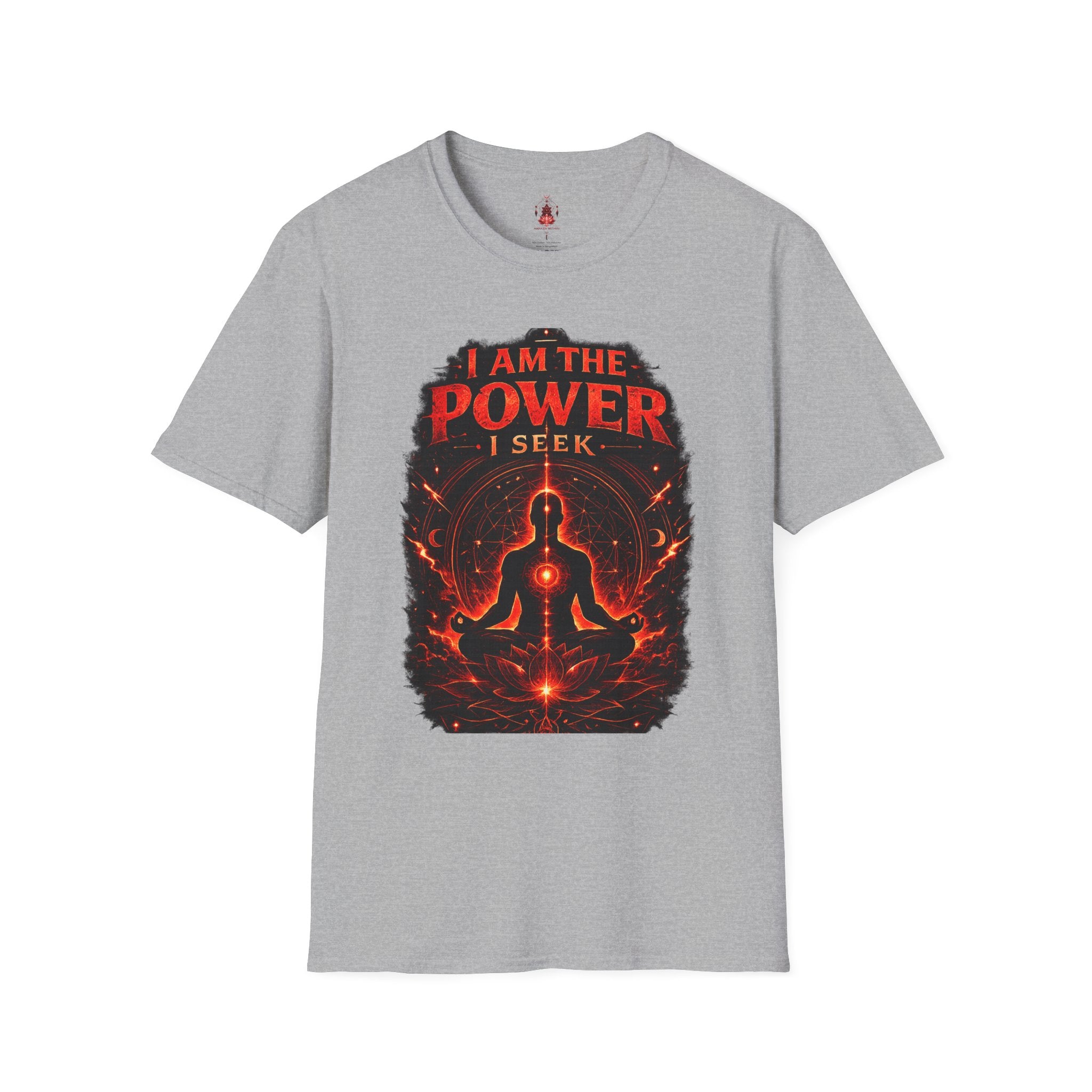 I Am The Power I Seek T-Shirt — Meditation & Empowerment Spiritual Tee - Awaken Within Apparel