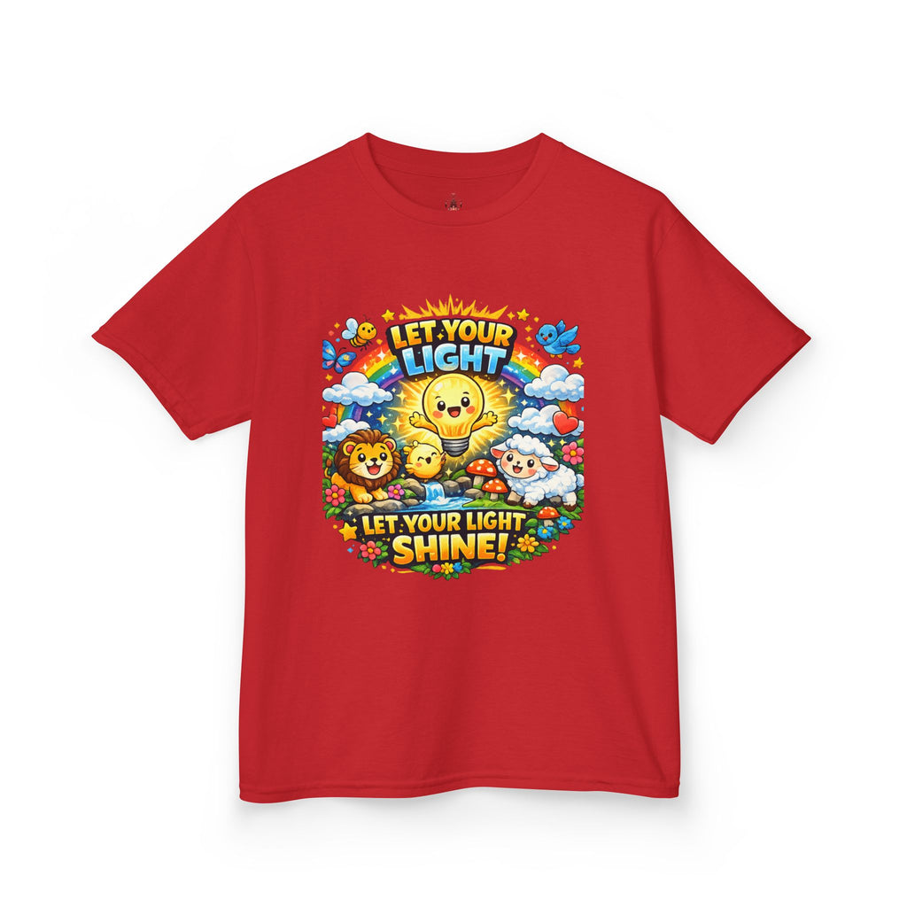 'Let Your Light Shine' Kids Sunshine Graphic T-Shirt