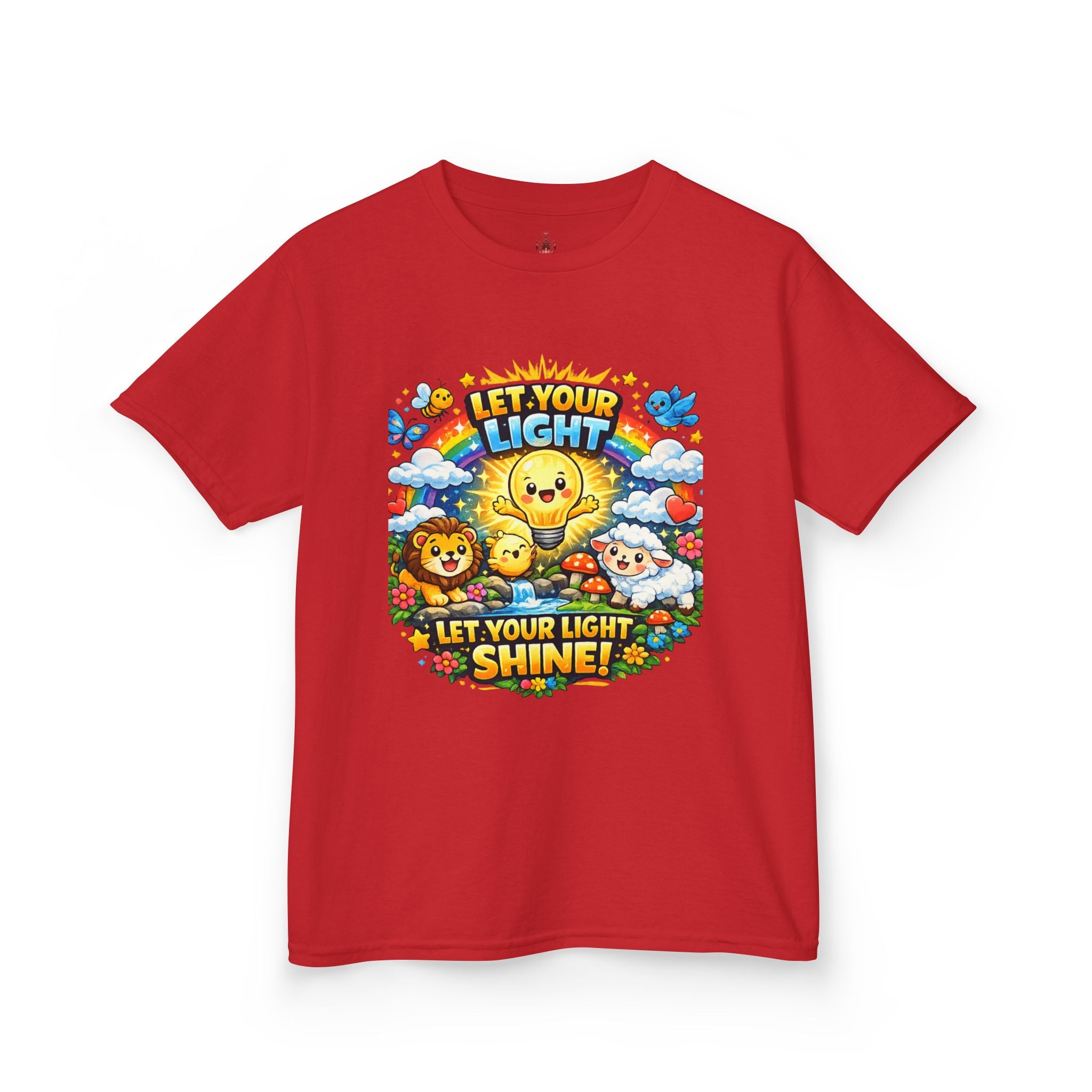 'Let Your Light Shine' Kids Sunshine Graphic T-Shirt