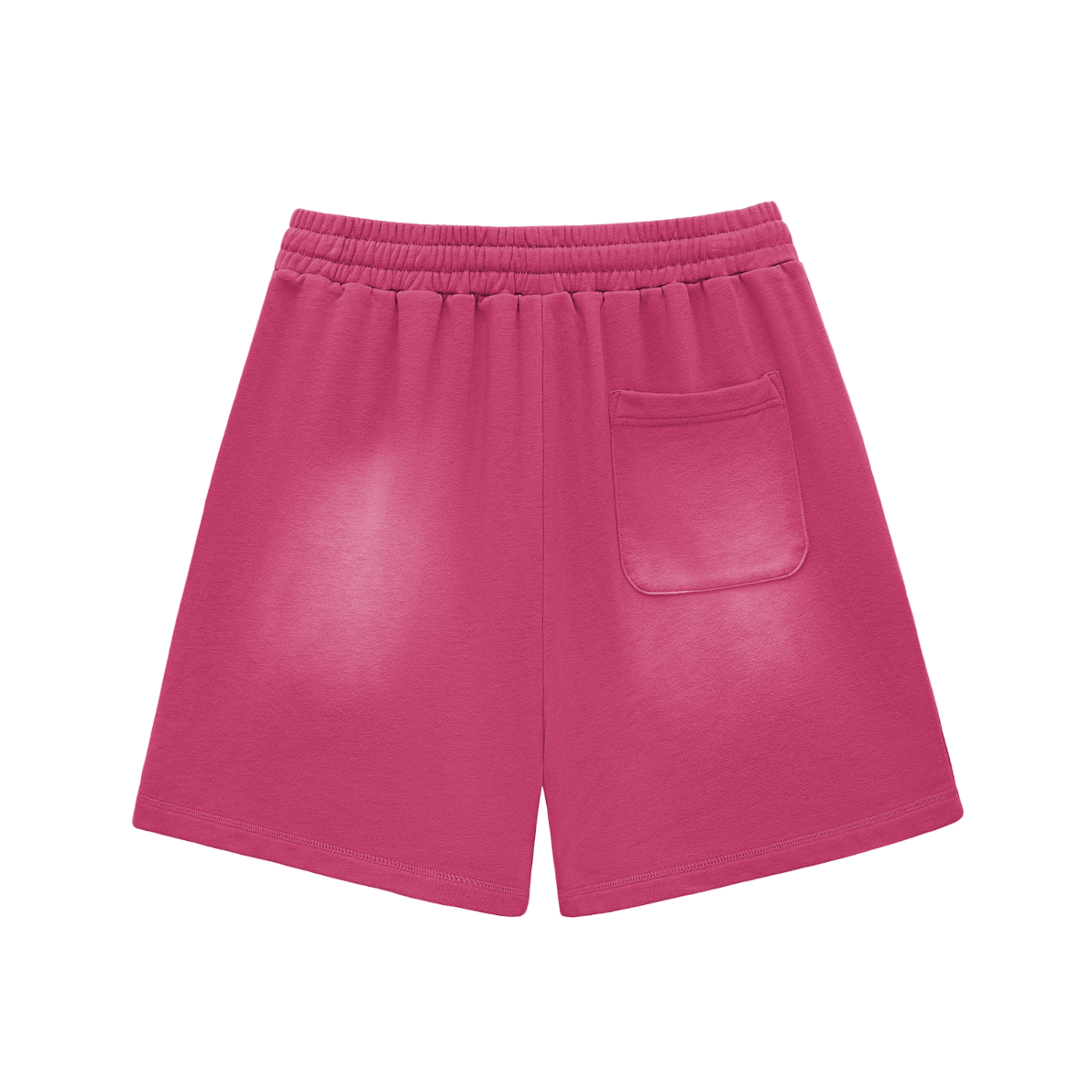Awaken Within Apparel Lotus Flower- Sun Fade Raw Edge Cotton Shorts