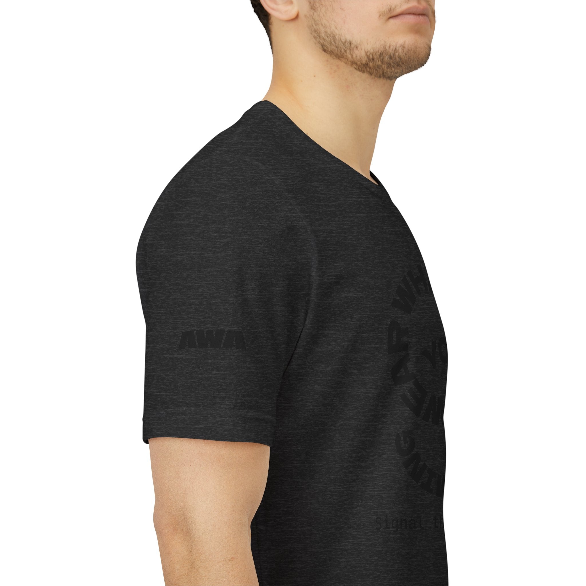 Circular “Wear What You’re Becoming” Tee — Minimal Graphic Short Sleeve