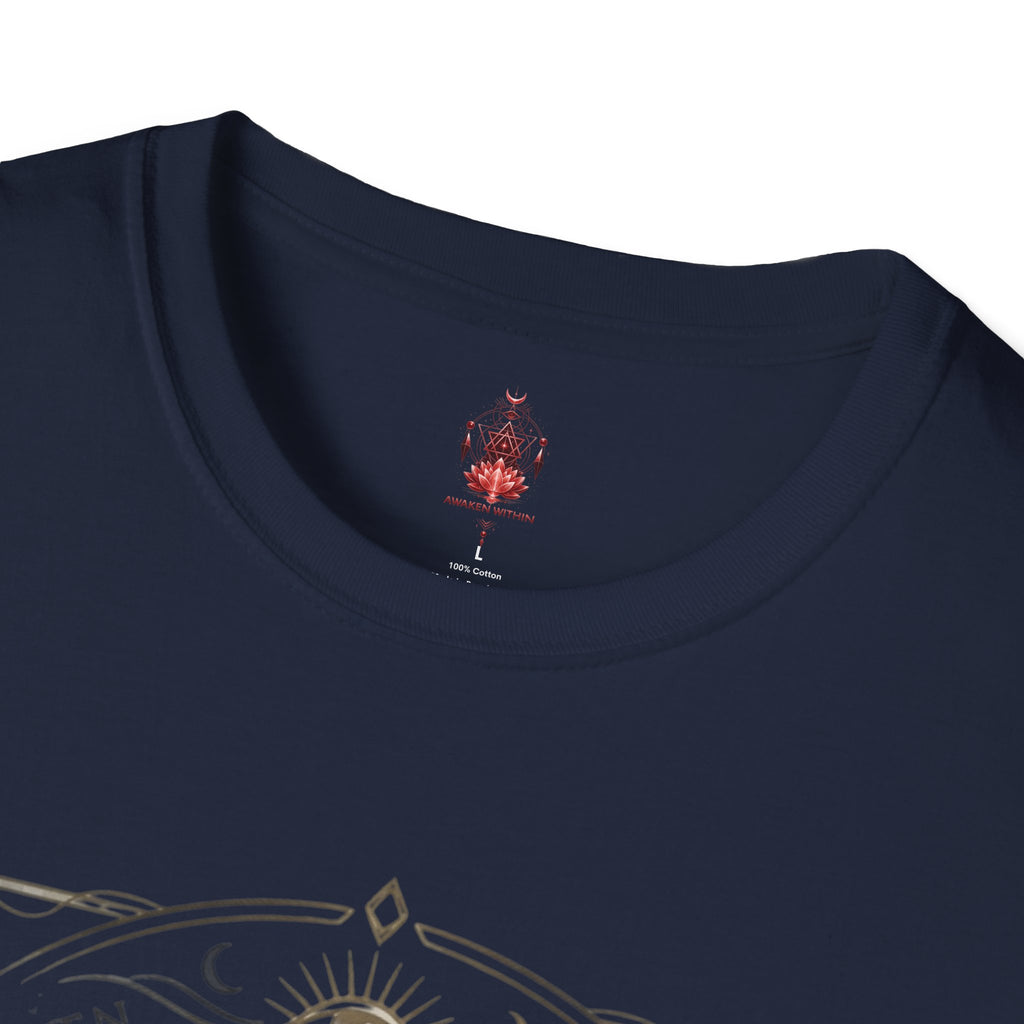 Cosmic Meridian Spiritual Graphic T-Shirt