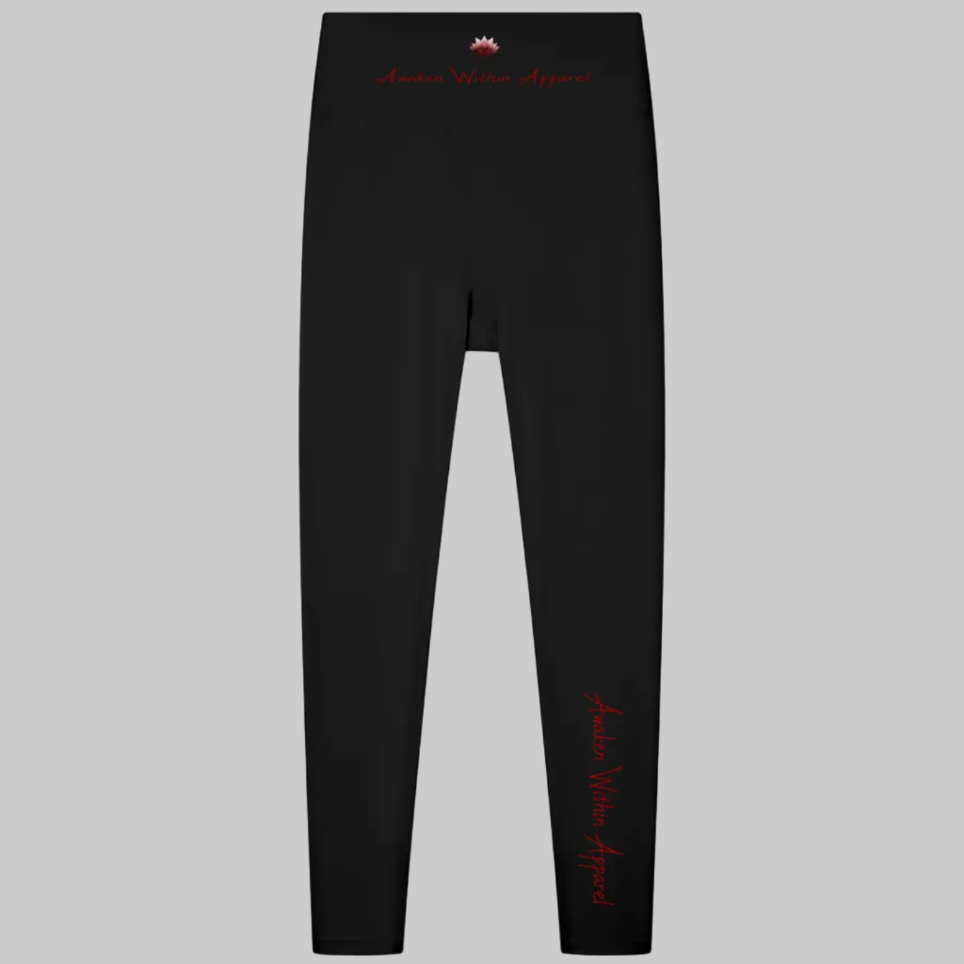 Lotus Women's Solid High Rise Leggings