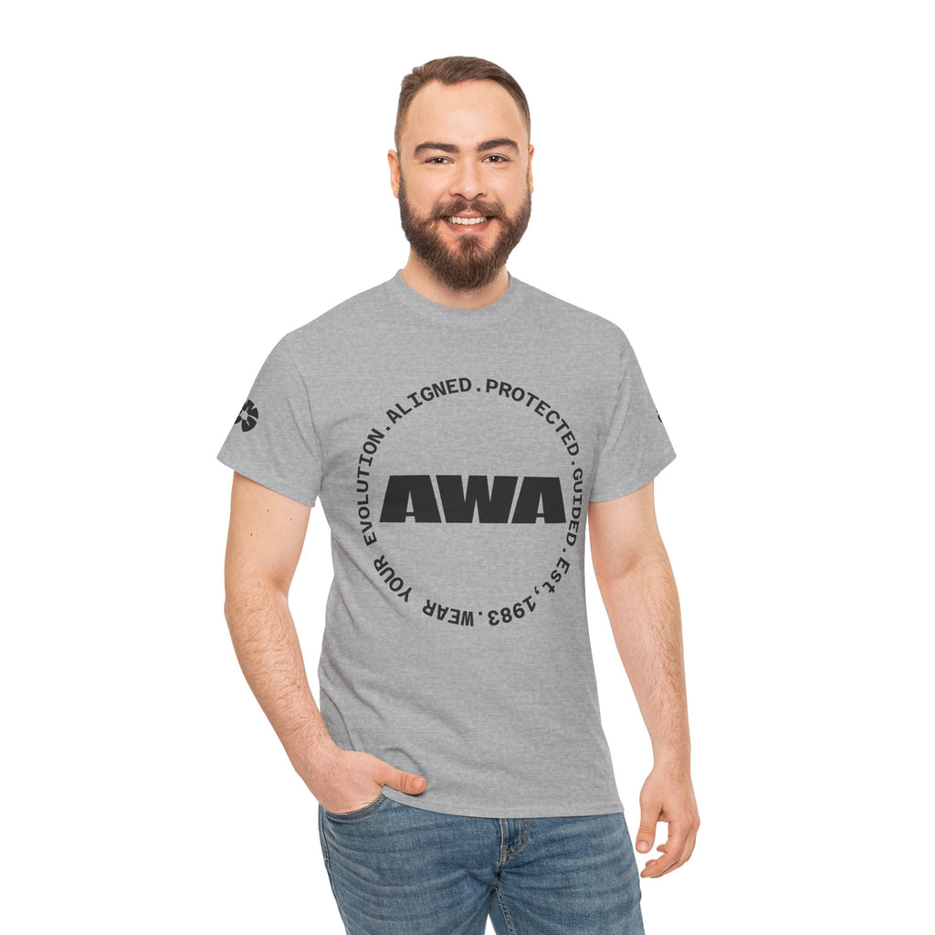 AWA Logo Tee — Minimalist Graphic Cotton T-Shirt - Awaken Within Apparel