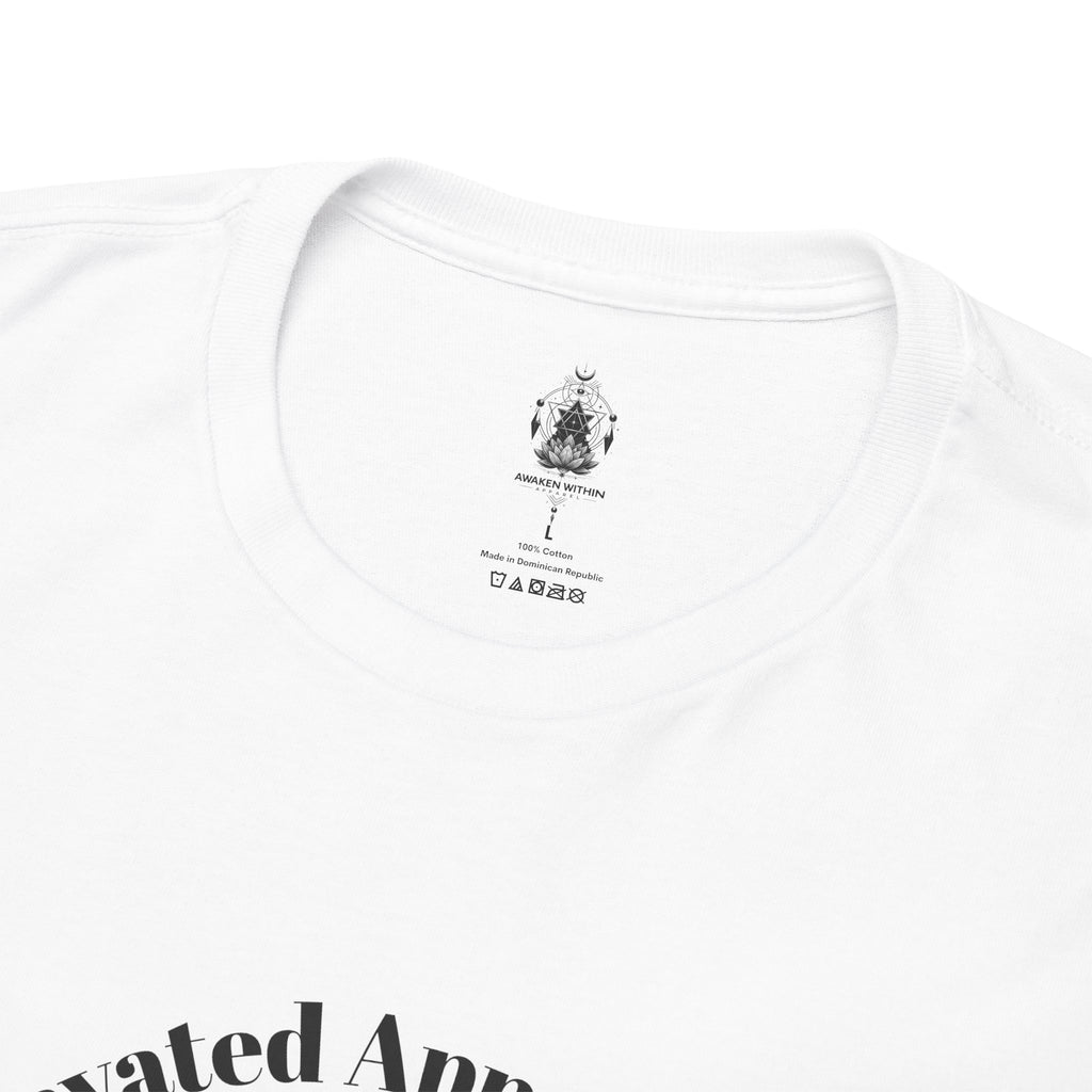 Lotus Moon Tee — "Elevated Minds" Spiritual Graphic T-Shirt - Awaken Within Apparel