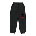Fleeced Jogger Sweatpants-Drippin Positive Vibes Graphic