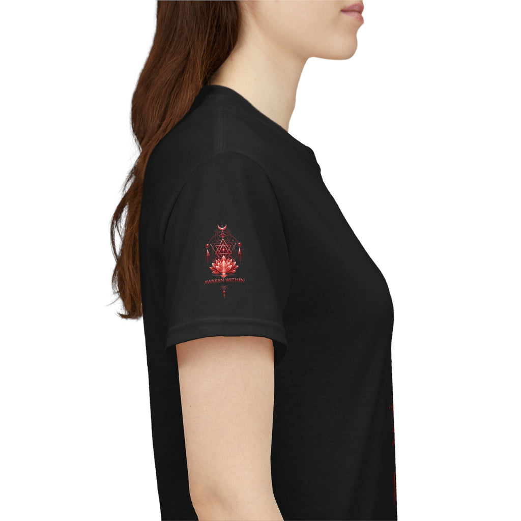 Awaken Meditation T-Shirt — Red Lotus Spiritual Tee - Awaken Within Apparel