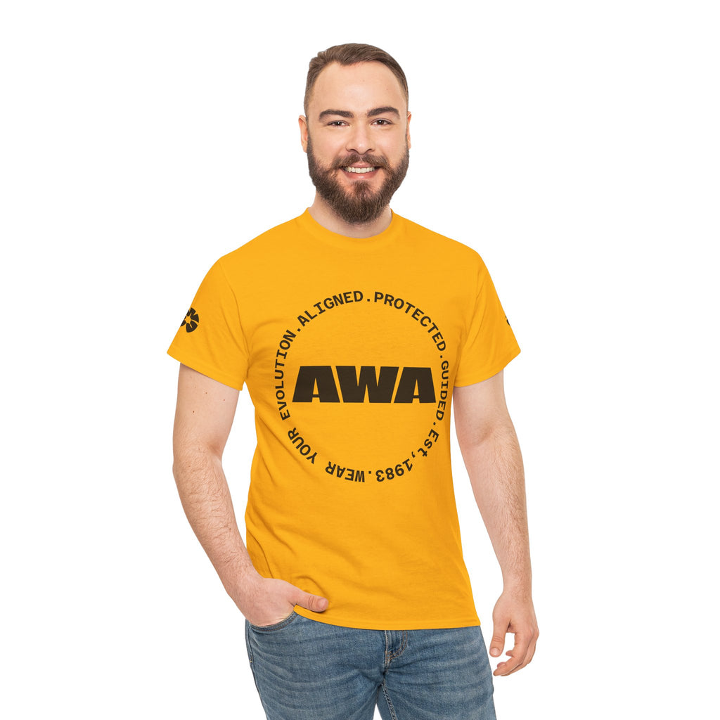 AWA Logo Tee — Minimalist Graphic Cotton T-Shirt - Awaken Within Apparel