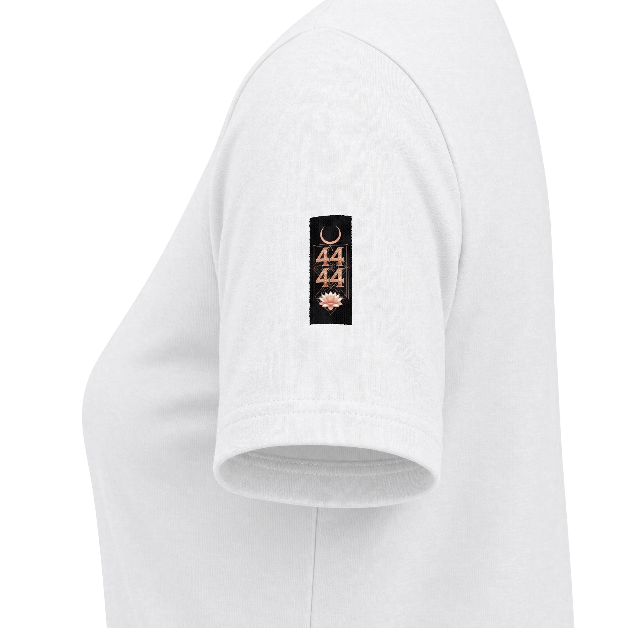 Awaken Within 444 Lotus V-Neck Tee – Women's Spiritual Shirt | Awaken Within Apparel