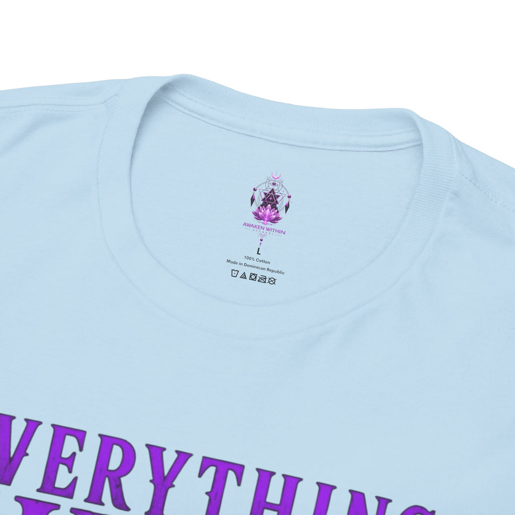 Spiritual Meditation T-Shirt — "Everything Shifts When You Awaken Within" Yoga Tee - Awaken Within Apparel