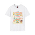 Affirmation Rainbow T-Shirt — I Am Worthy, Loved & Becoming