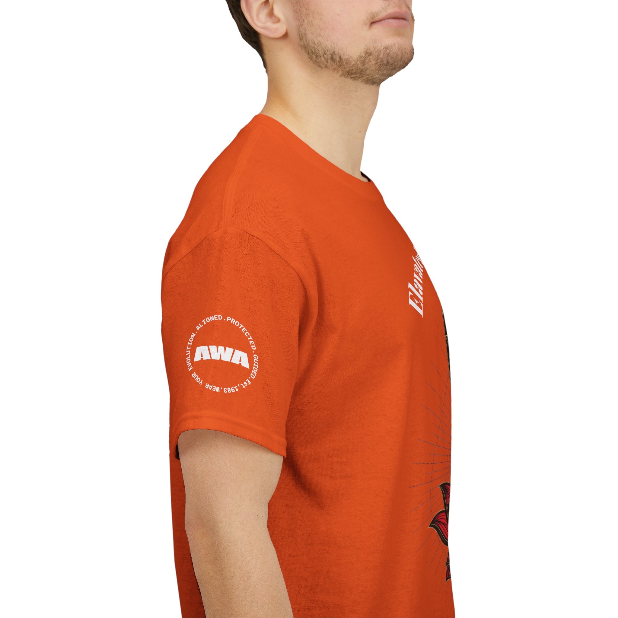 Elevated Minds Lotus Tee — Spiritual Graphic T-Shirt with Moon & Lotus - Awaken Within Apparel