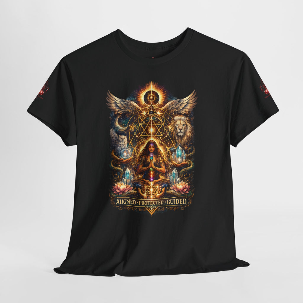 'Anchored, Protected, Guided' Sacred Geometry T-Shirt