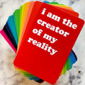 Colorful Affirmation Cards, Deck of 16