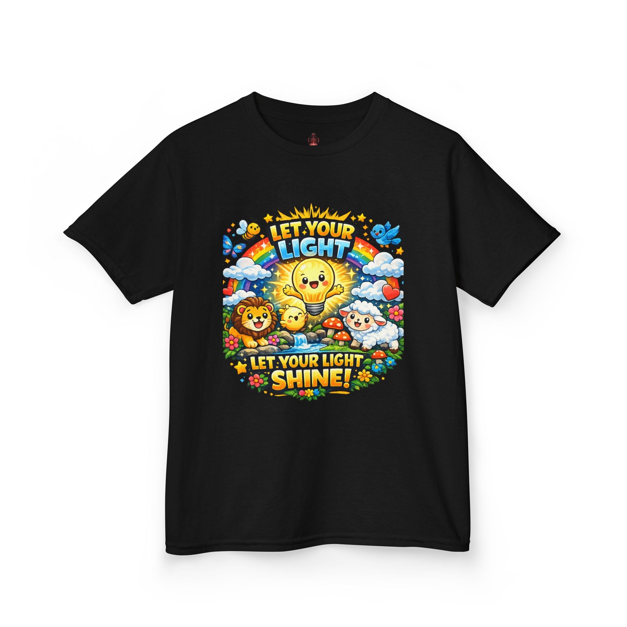 'Let Your Light Shine' Kids Sunshine Graphic T-Shirt