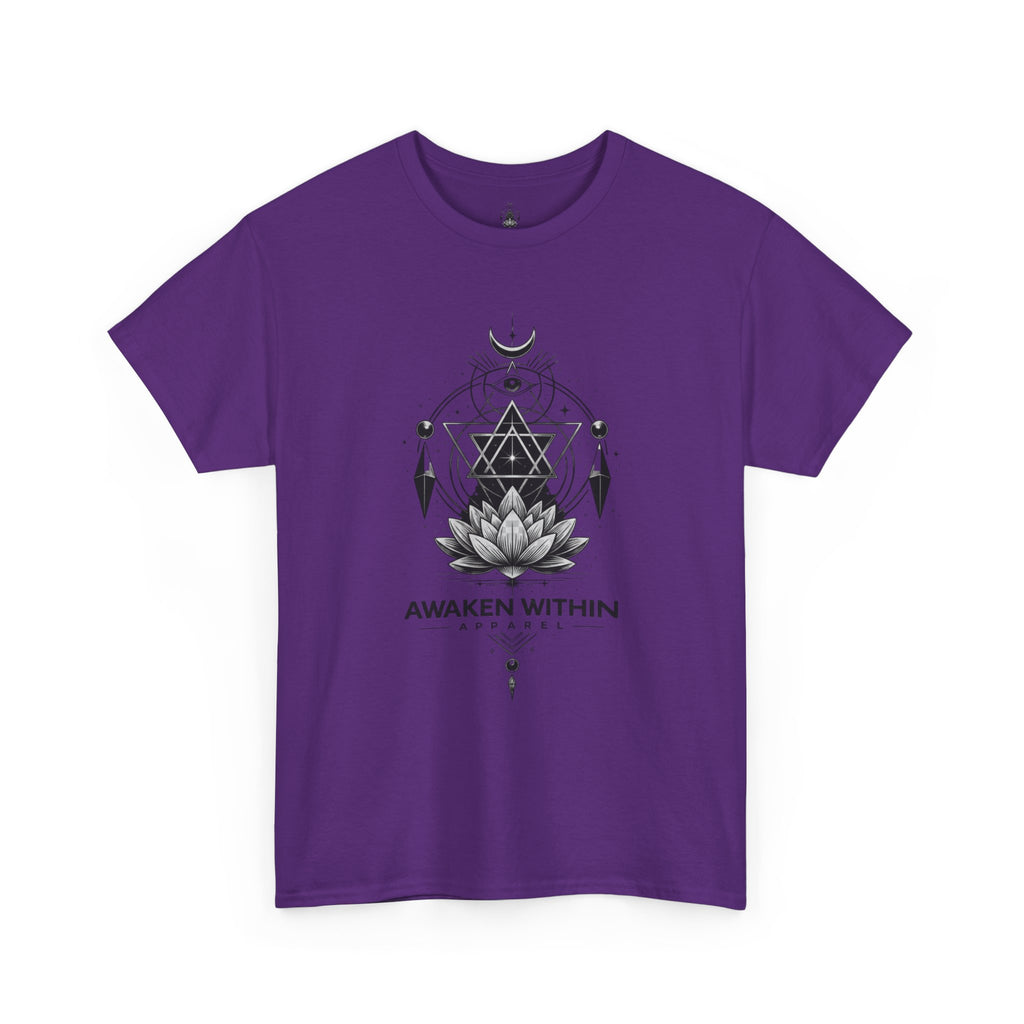 Lotus Tee — Spiritual Geometry T-Shirt