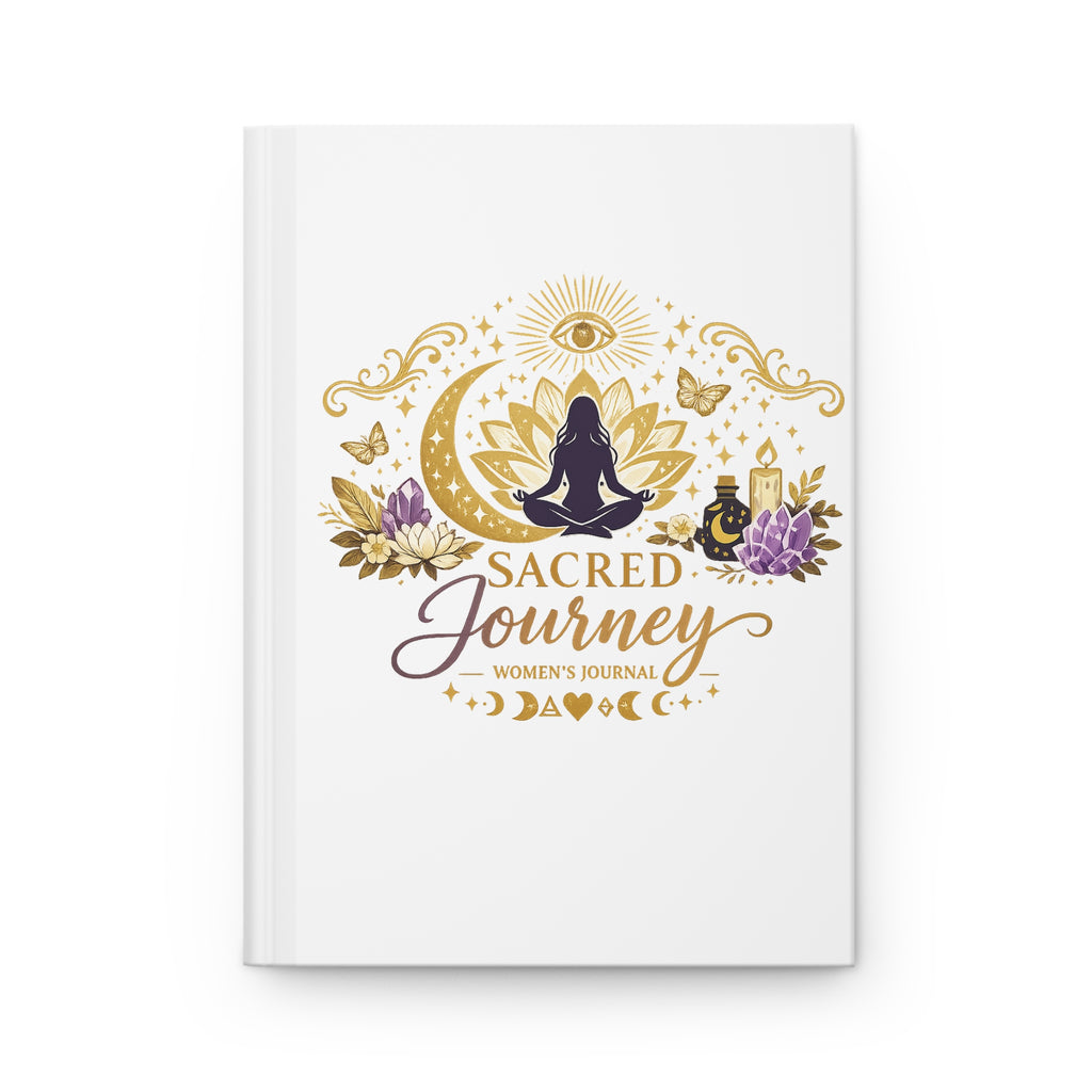 Sacred Journey Hardcover Journal — Women's Spiritual Guided Notebook (Awaken Within)