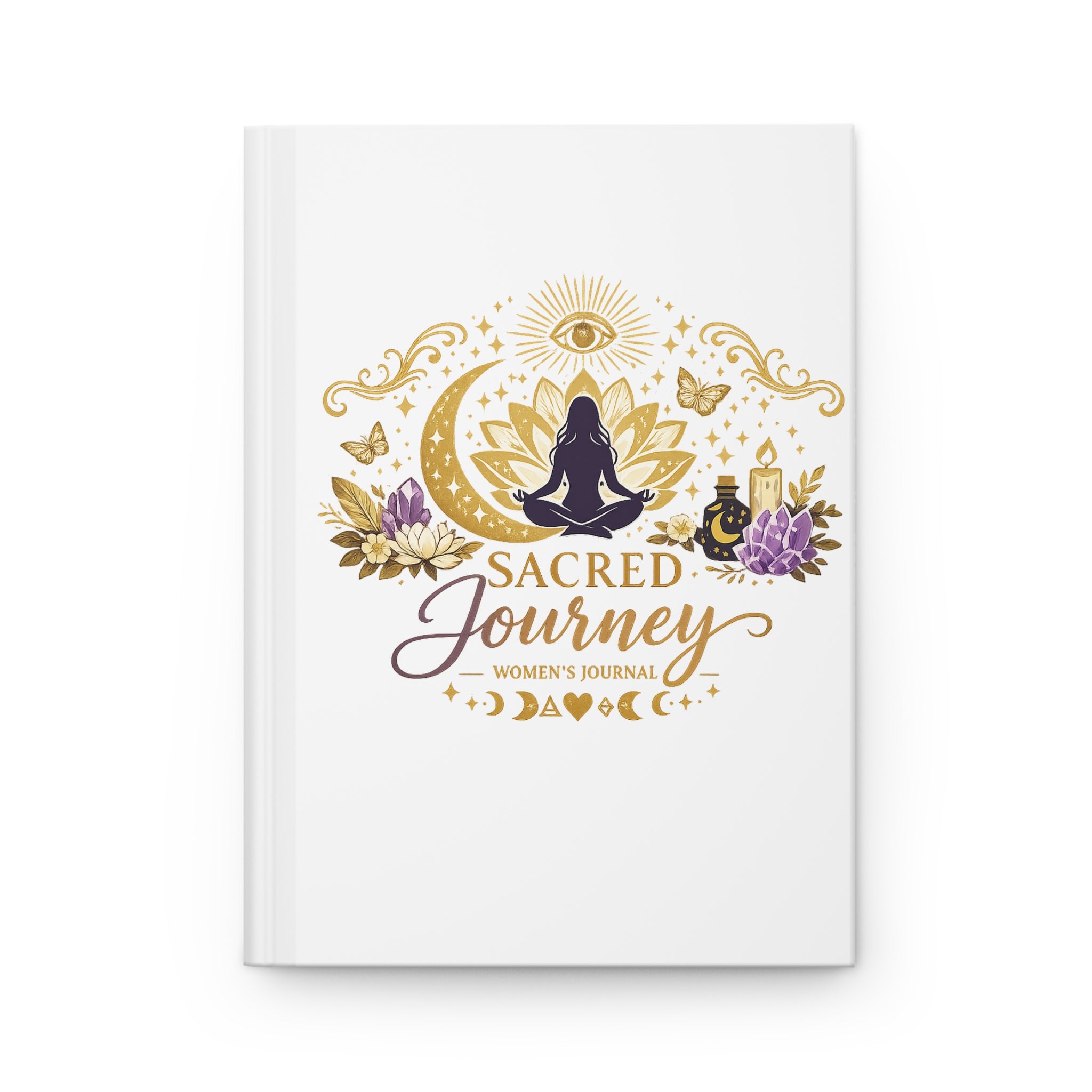 Sacred Journey Hardcover Journal — Women's Spiritual Guided Notebook (Awaken Within)