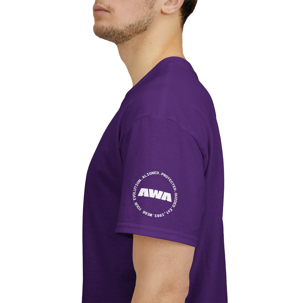 Elevated Minds Lotus Tee — Spiritual Graphic T-Shirt with Moon & Lotus - Awaken Within Apparel