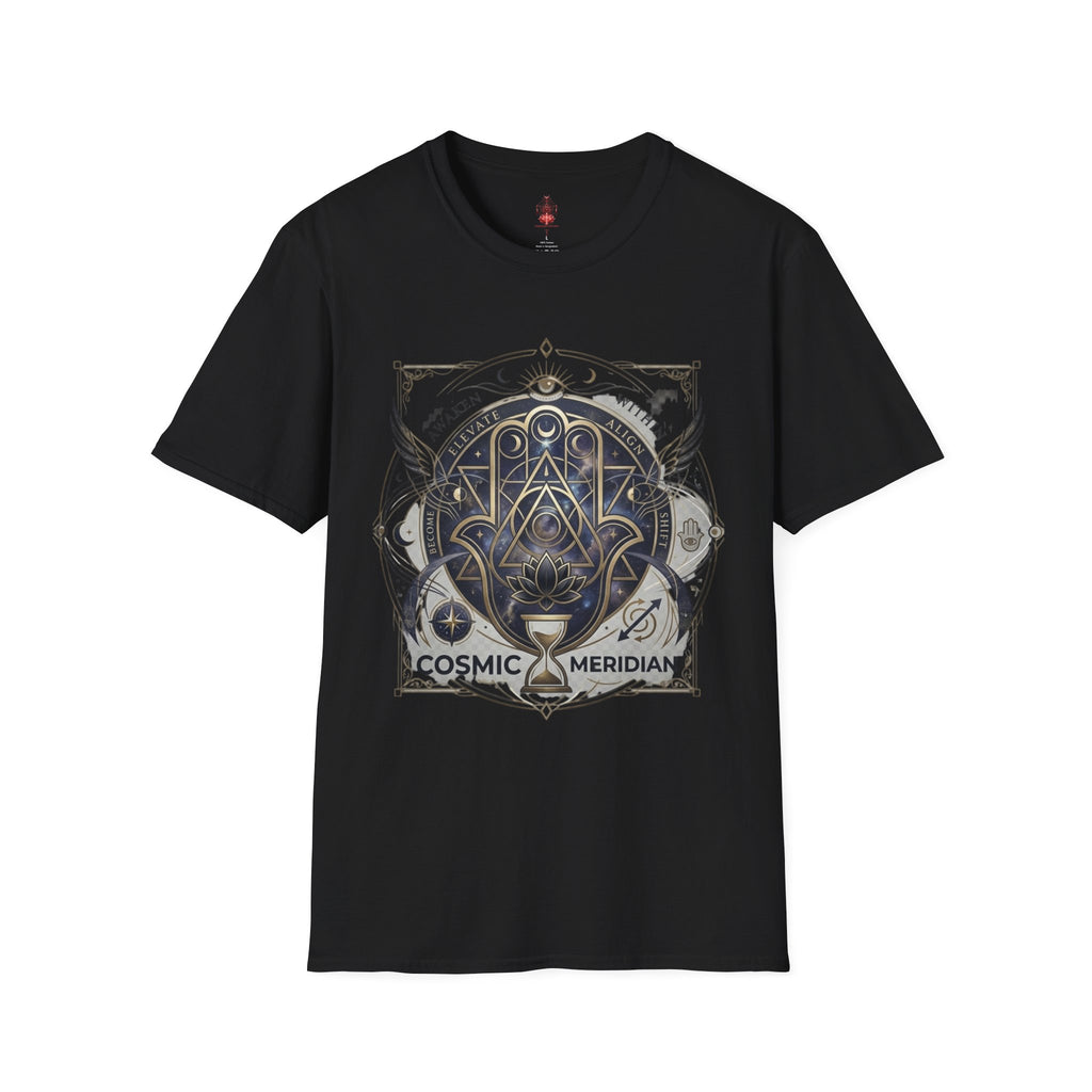 Cosmic Meridian Spiritual Graphic T-Shirt