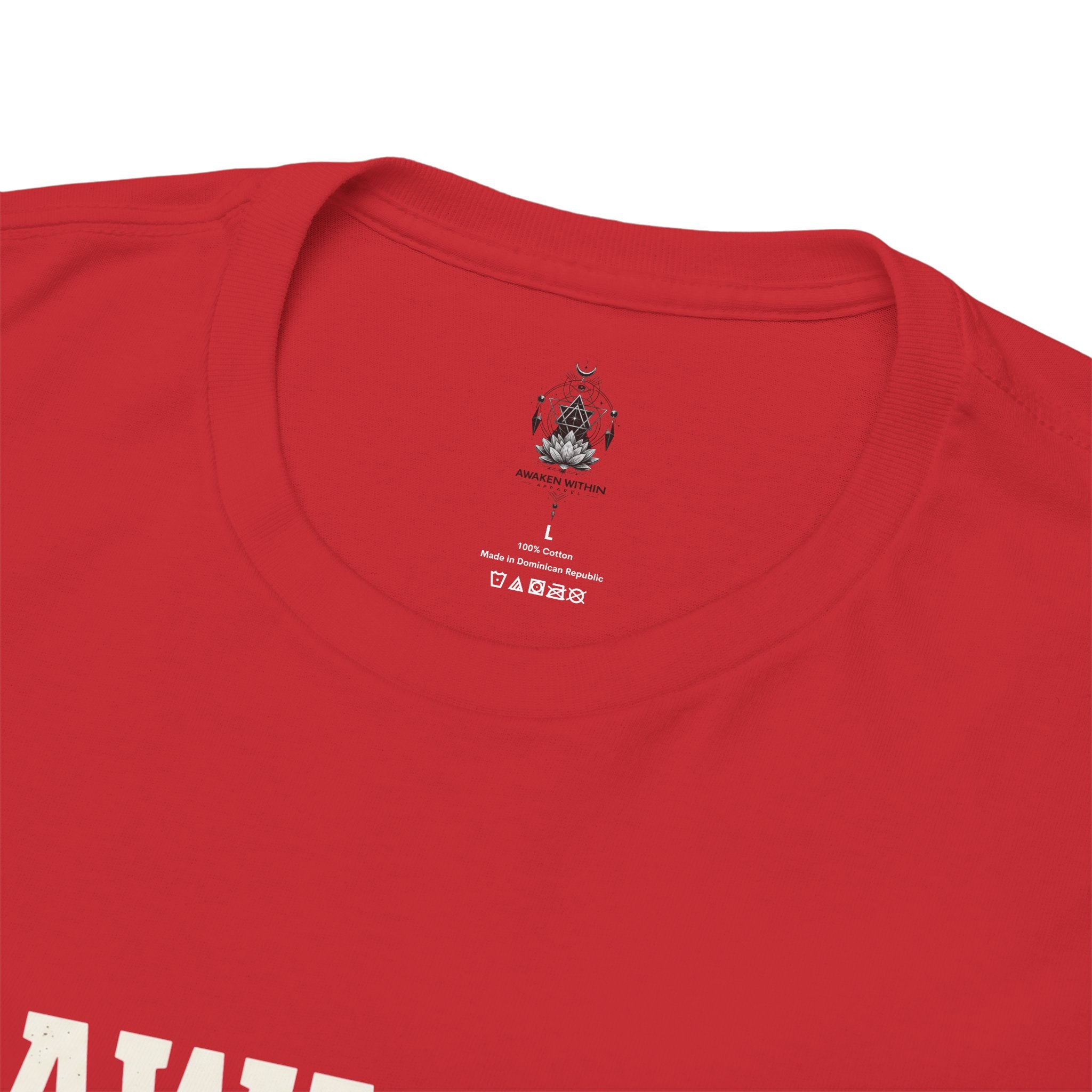 Awaken Within Lotus Tee — Spiritual Yoga Shirt