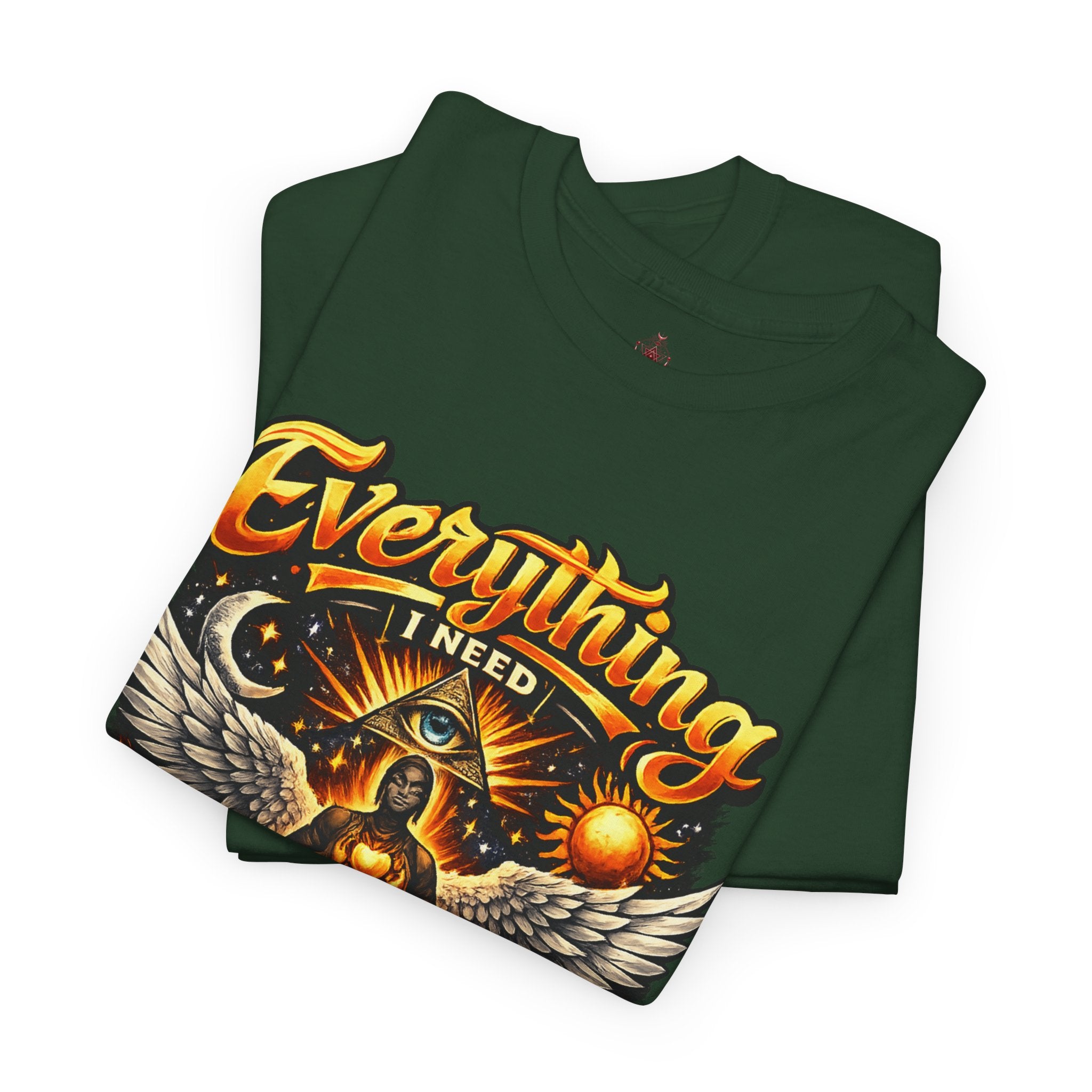 Everything I Need Already Lives Within Me Tee – Inspirational Eagle Graphic T-Shirt - Awaken Within Apparel