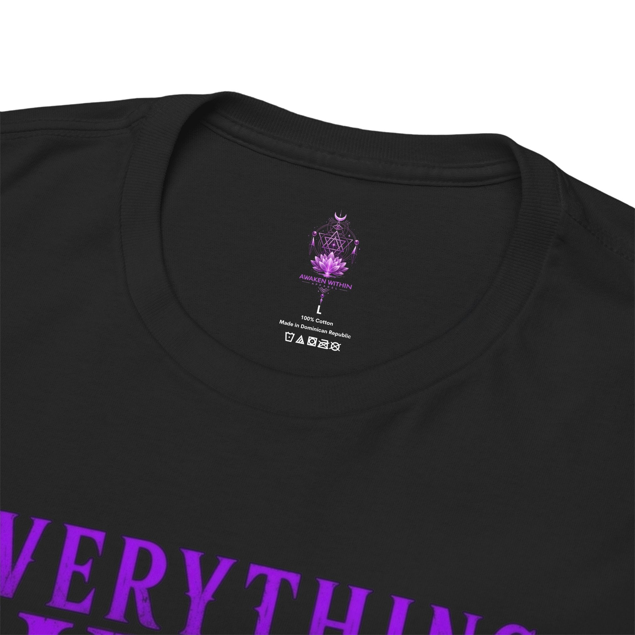Spiritual Meditation T-Shirt — "Everything Shifts When You Awaken Within" Yoga Tee - Awaken Within Apparel