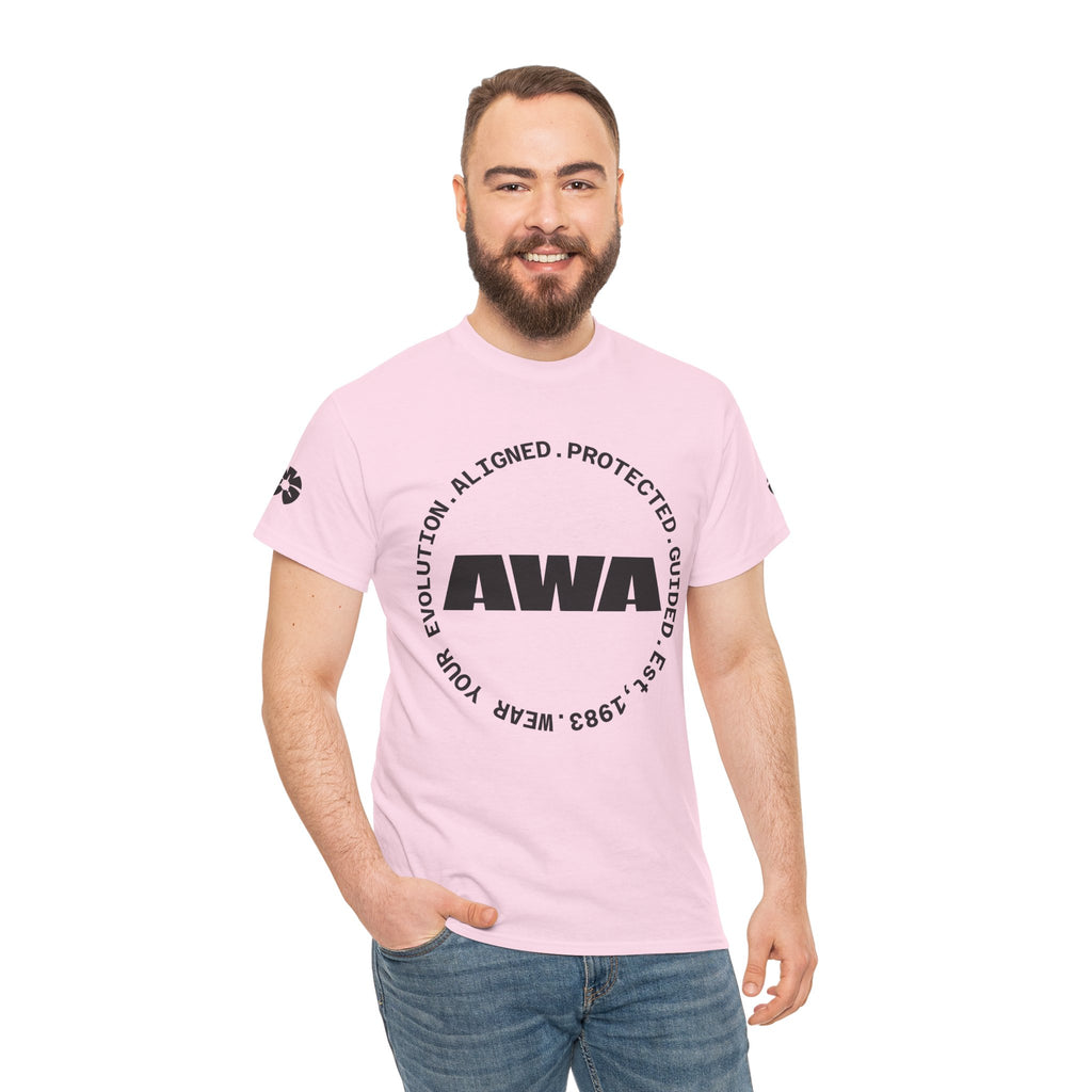 AWA Logo Tee — Minimalist Graphic Cotton T-Shirt - Awaken Within Apparel