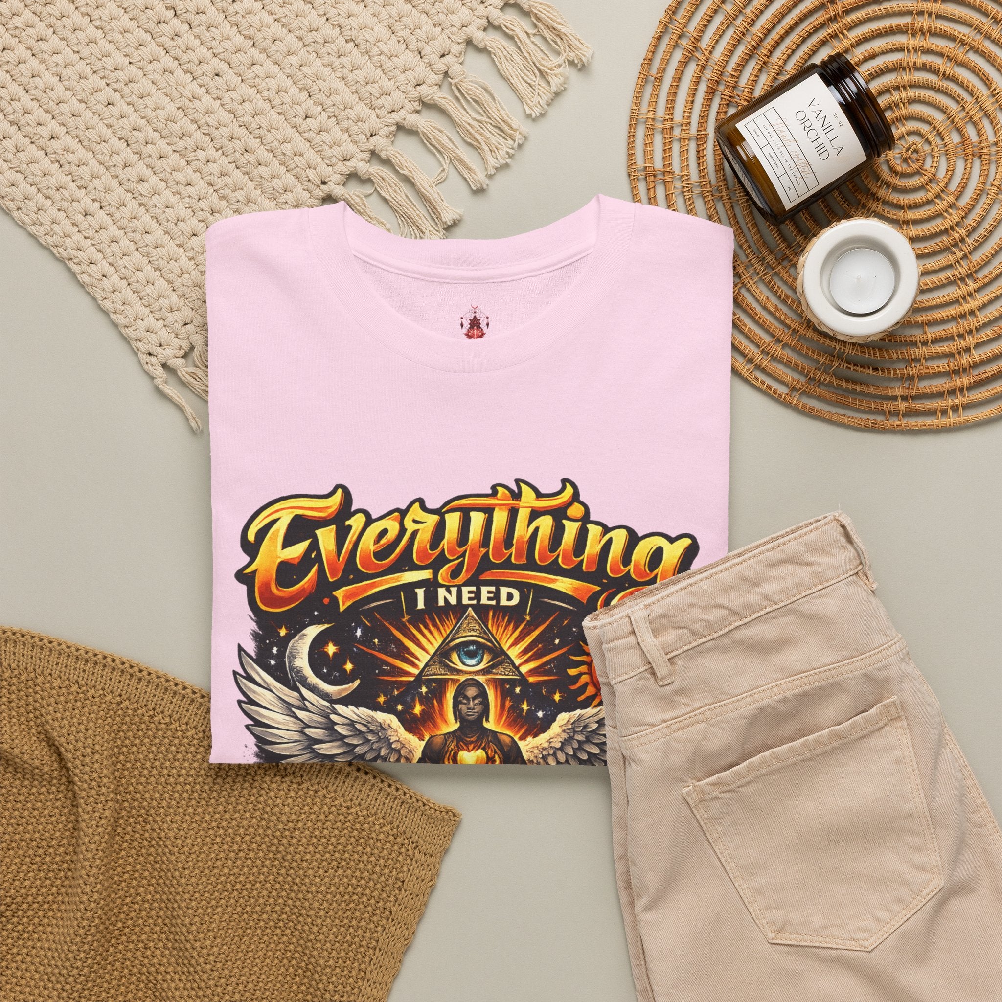 Everything I Need Already Lives Within Me Tee – Inspirational Eagle Graphic T-Shirt - Awaken Within Apparel