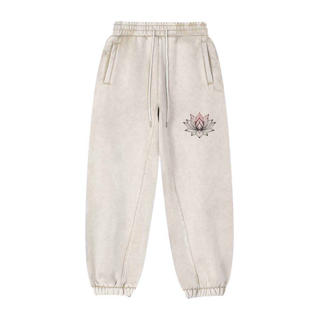 AWA Lotus Graphic - Fleeced Jogger Sweatpants