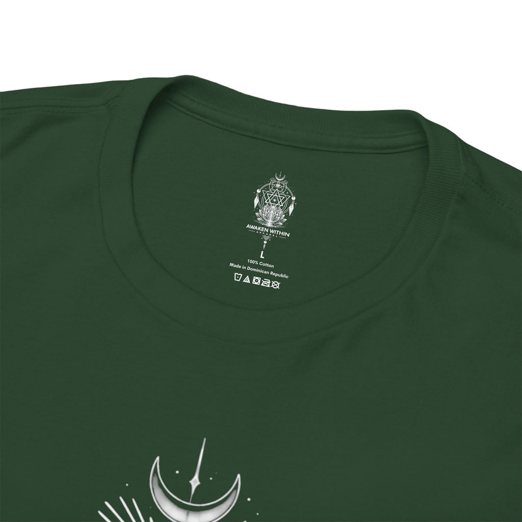 'Awaken Within' Spiritual Lotus Sacred Geometry T-Shirt