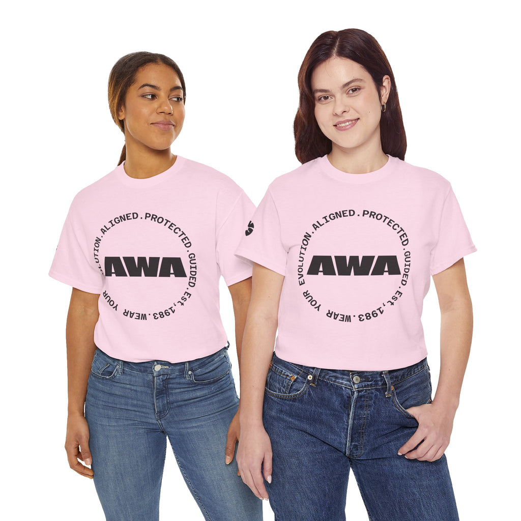 AWA Logo Tee — Minimalist Graphic Cotton T-Shirt - Awaken Within Apparel