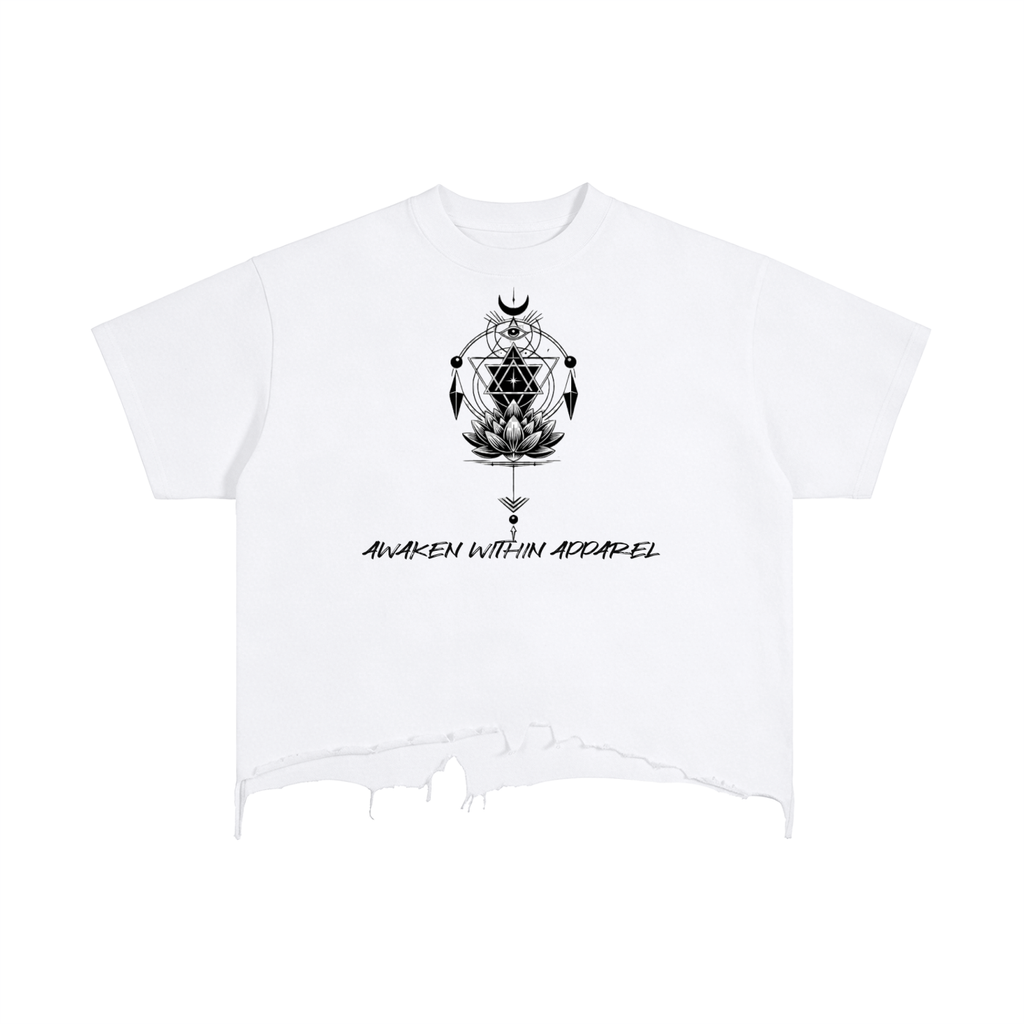 Awaken Within Sacred Geometry Set - Tee front view