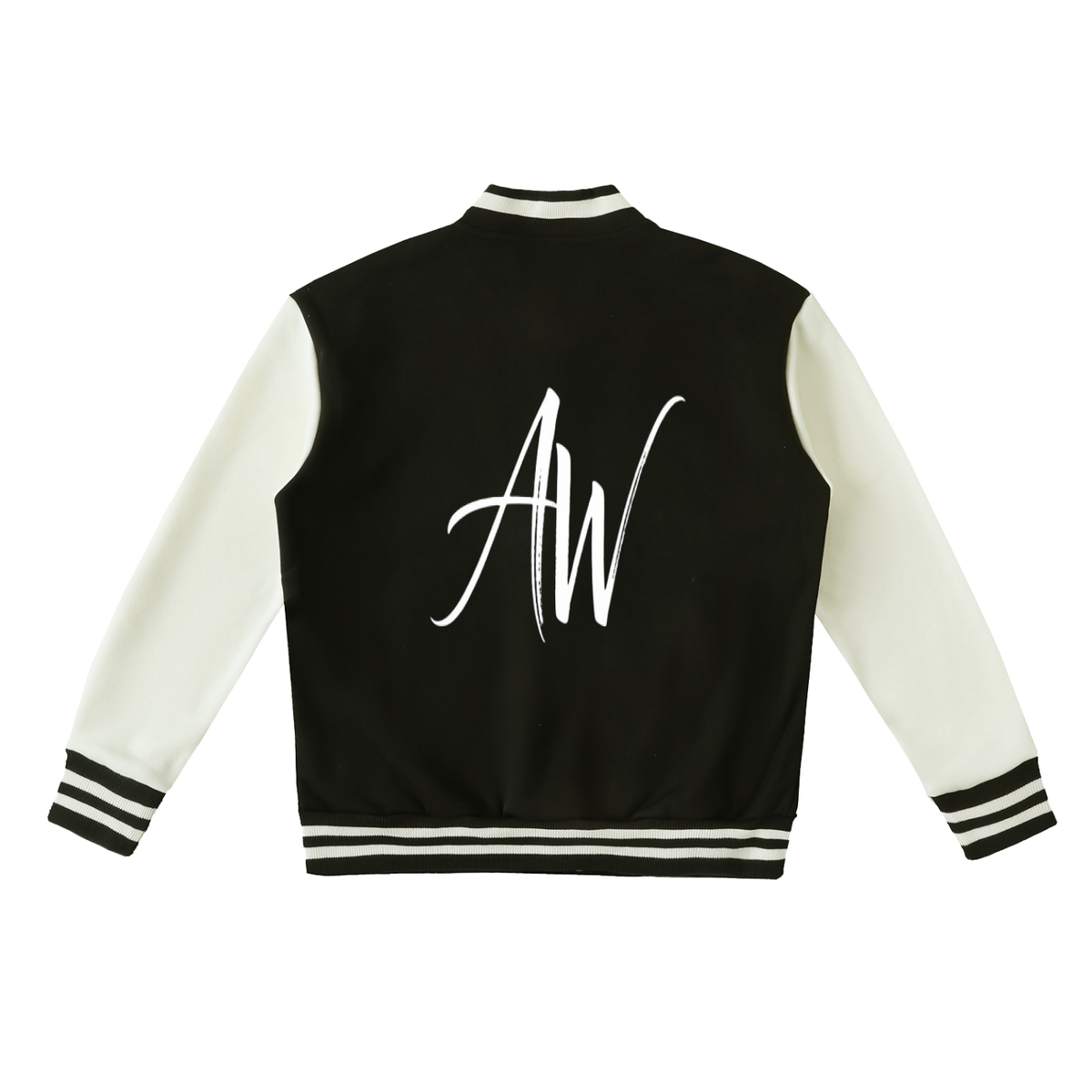 AW Two-Tone Fleece Varsity Jacket — Unisex Streetwear