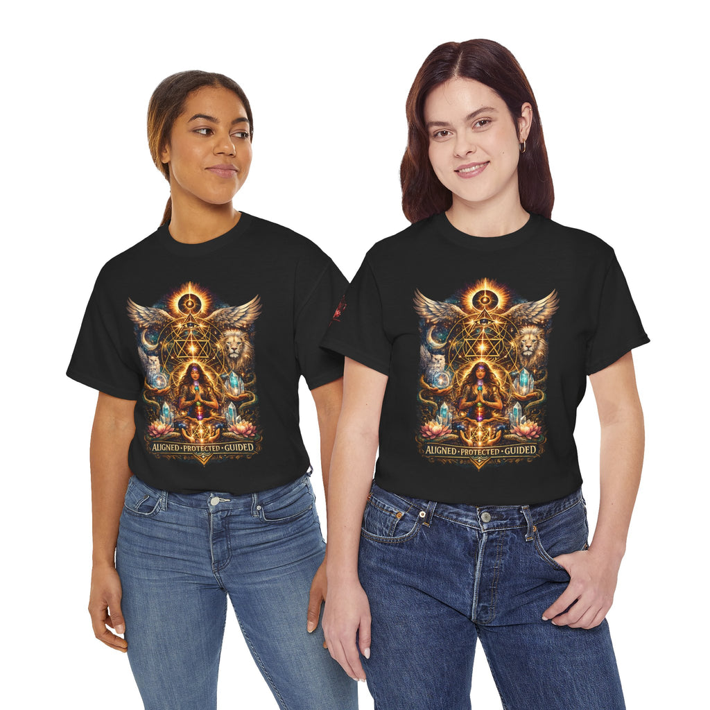 'Anchored, Protected, Guided' Sacred Geometry T-Shirt
