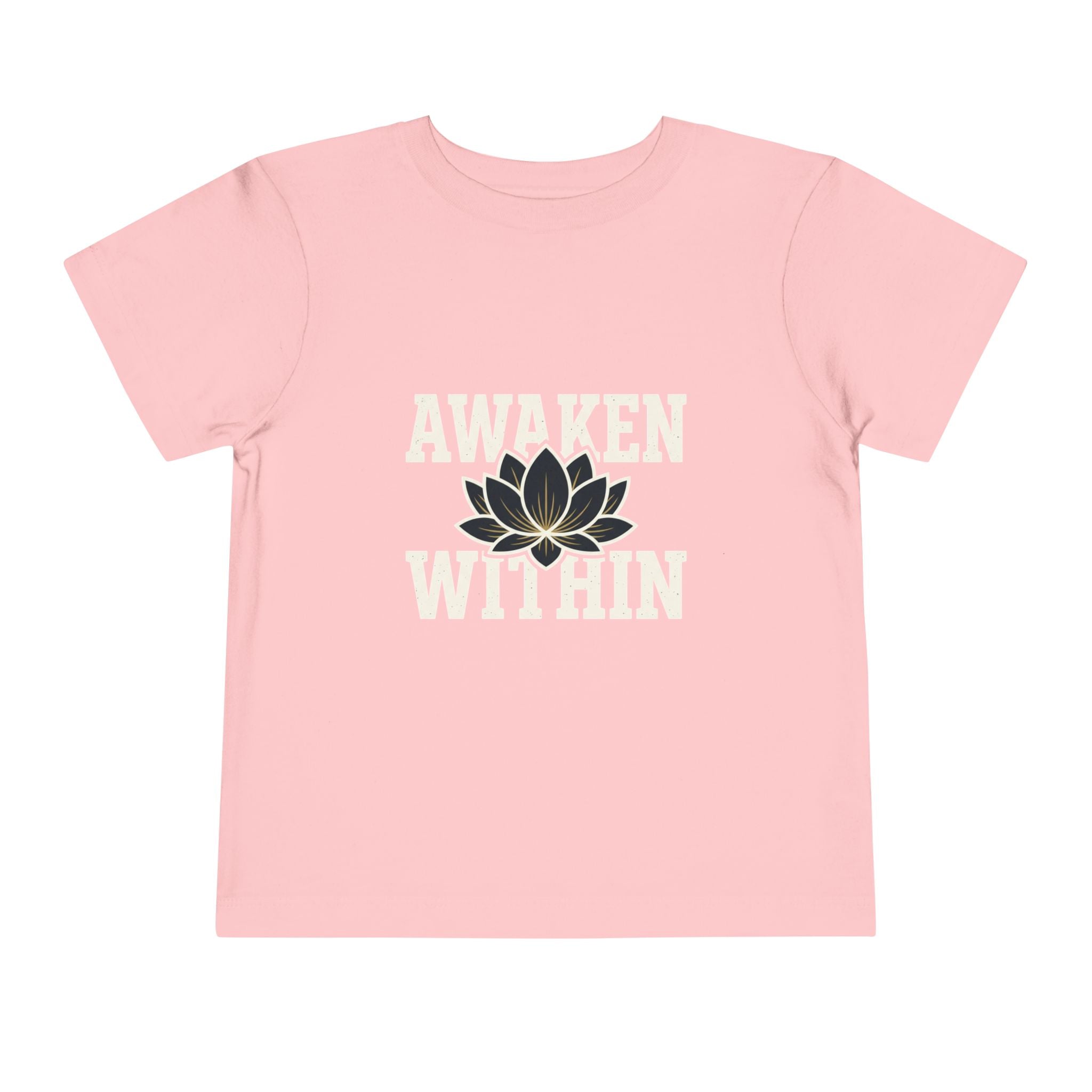 Awaken Within Lotus Toddler Tee "It's a New Day" Inspirational Kids Shirt